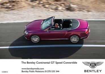Bentley to unveil new Continental GT Speed Convertible at NAIAS
