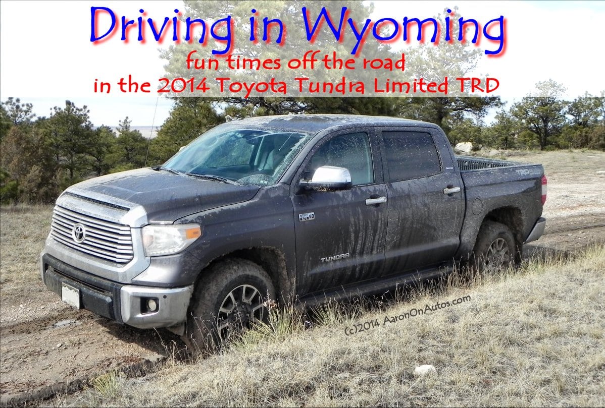 2014 Toyota Tundra Limited TRD offroad in Wyoming