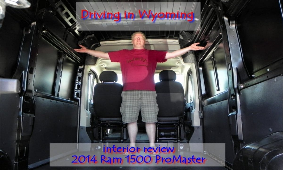 2014 Ram 1500 ProMaster commercial van interior review
