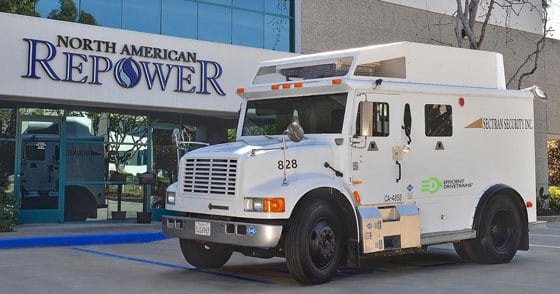 Efficient Drivetrains Delivers First Plug-in Hybrid Armored Truck