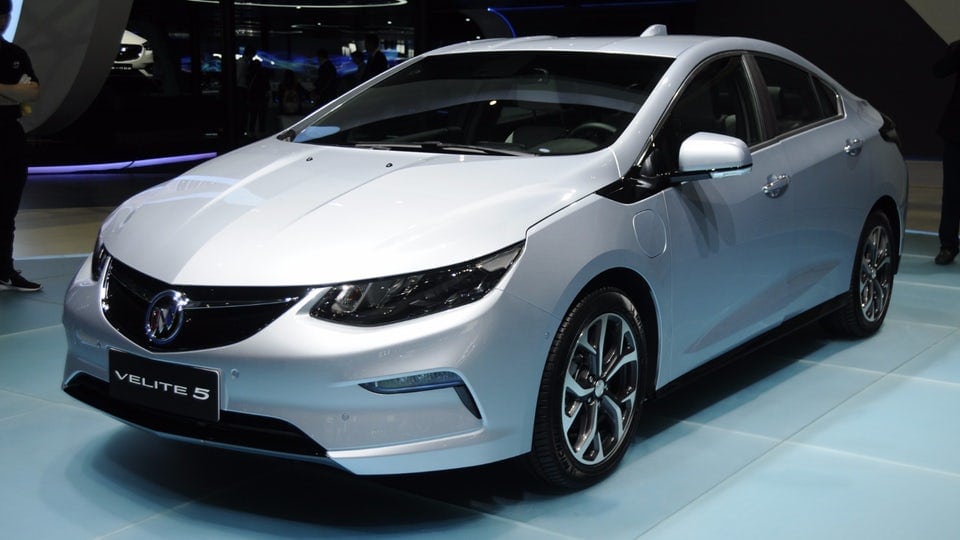 Buick introduces Volt-based Velite 5 to China