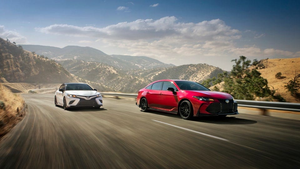 Toyota Camry and Avalon get the TRD treatment