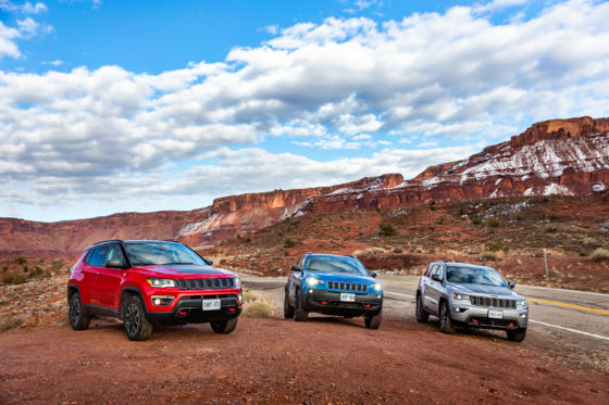 Jeep Trailhawk : Winter Off-Road Adventure in Moab