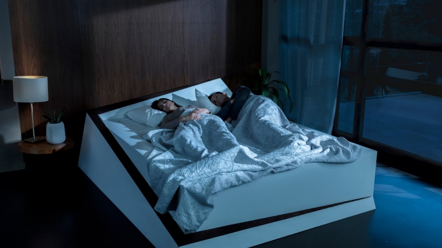 Ford’s “Lane-Keeping Bed” keeps sleep partners in their own lane