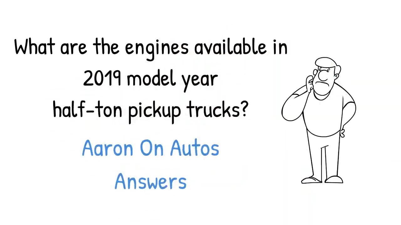 Comparing 2019 Model Half-Ton Pickup Truck Engines
