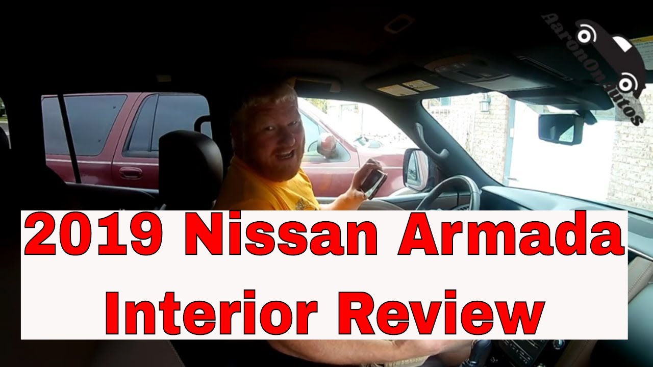 2019 Nissan Armada interior review