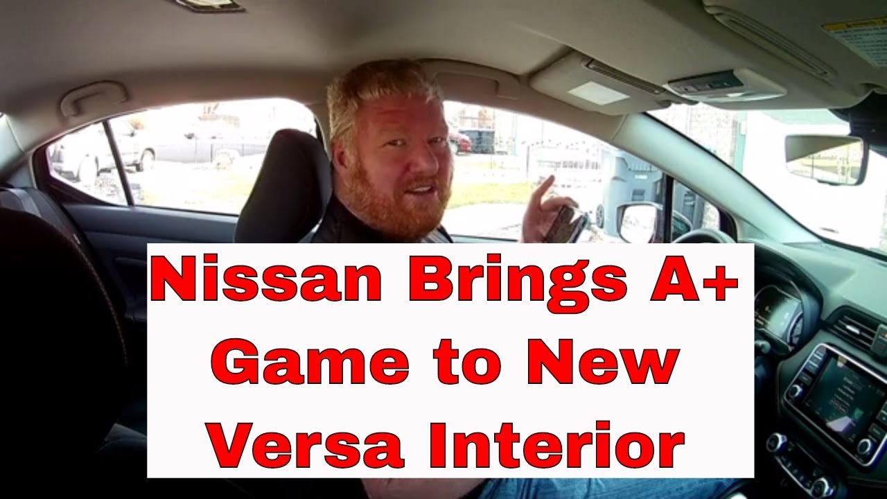 2020 Nissan Versa interior review