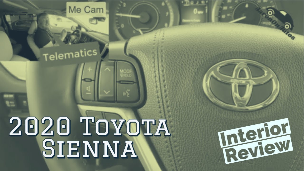 2020 Toyota Sienna interior walkthrough