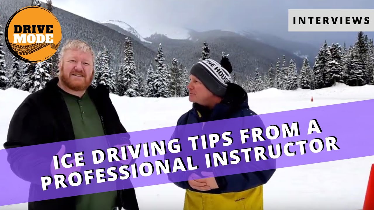 Race Instructor on the Ice Talking Snow Driving for Fun