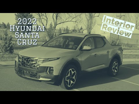 2022 Hyundai Santa Cruz interior walkthrough