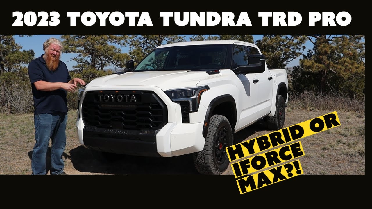 2023 Toytoa Tundra TRD Pro Hybrid Max (aka iForce Max) Walkaround