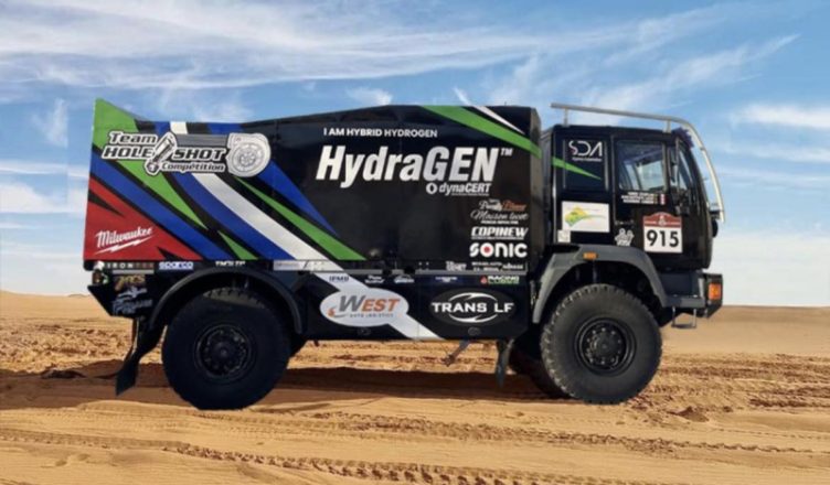 First Hydrogen Hybrid Diesel Race Truck To Attack Dakar
