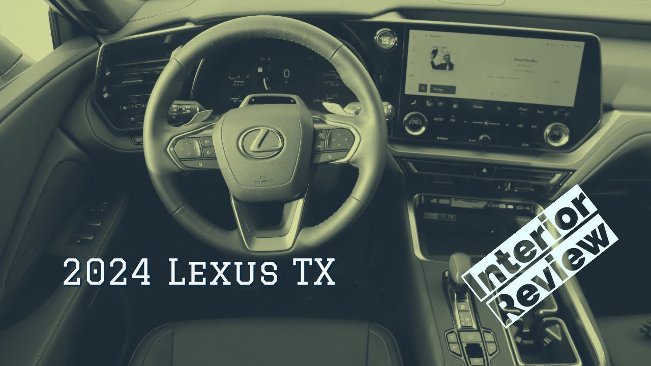 2024 Lexus TX interior walkthrough